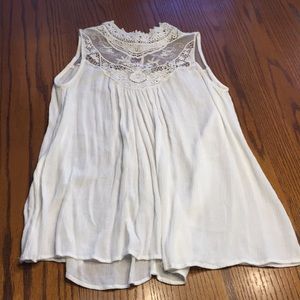 Japan Lace Flowy Tank